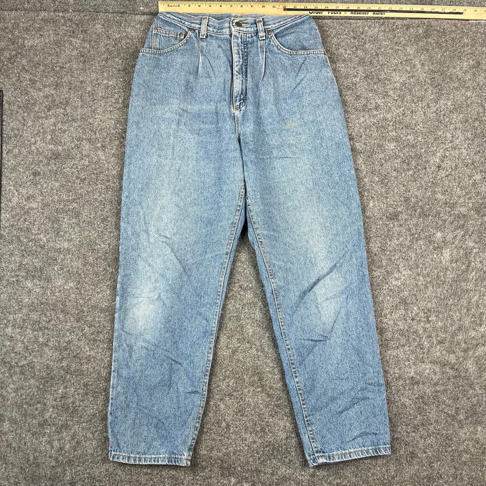 Lee Womens Light Wash Blue Jeans Size 30 Straight Leg Classic Denim Pants Casual